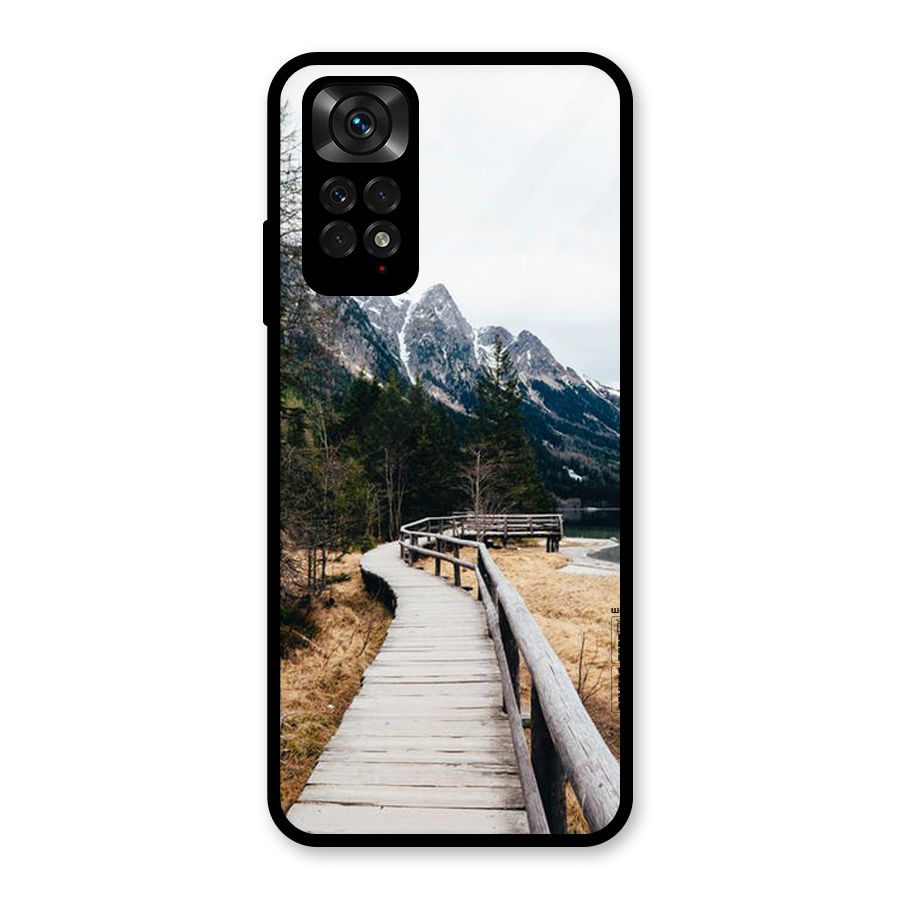 Just Wander Glass Back Case for Redmi Note 11S