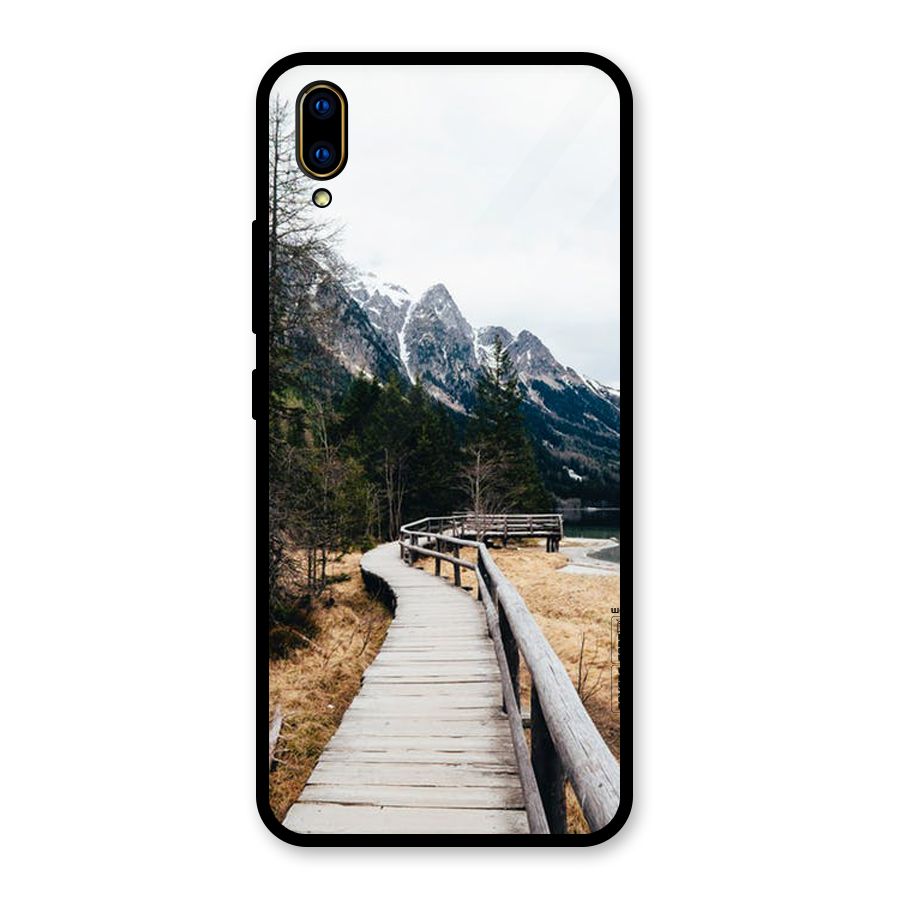 Just Wander Glass Back Case for Vivo V11 Pro