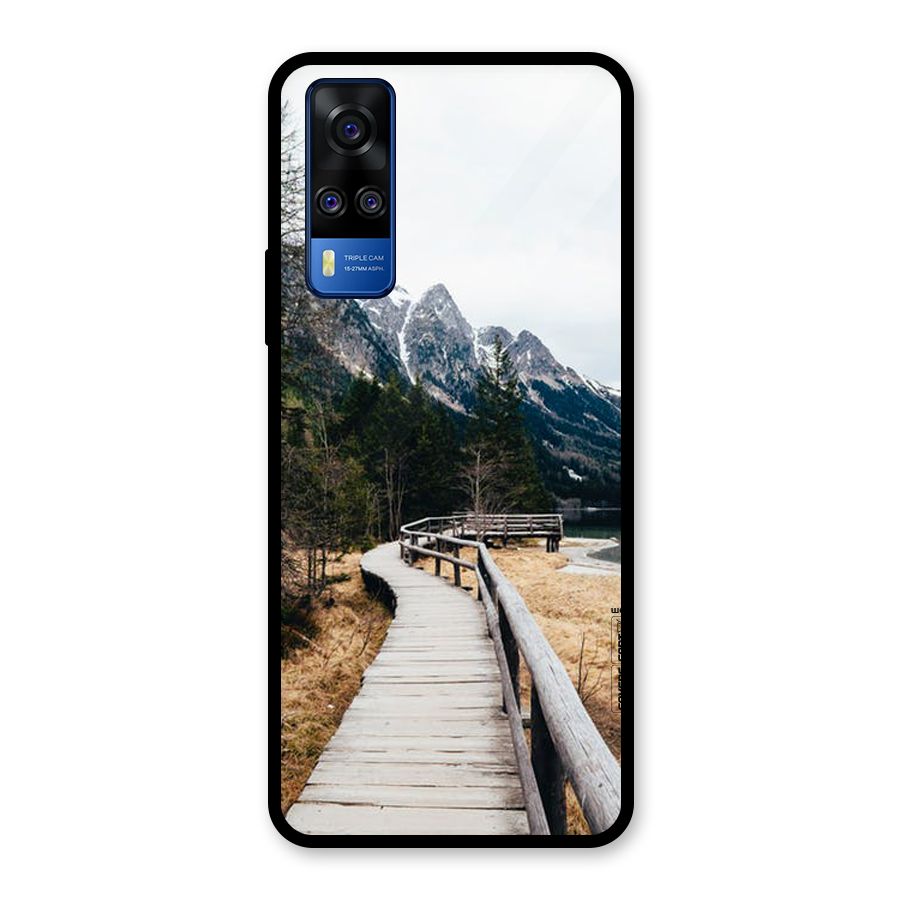 Just Wander Glass Back Case for Vivo Y31