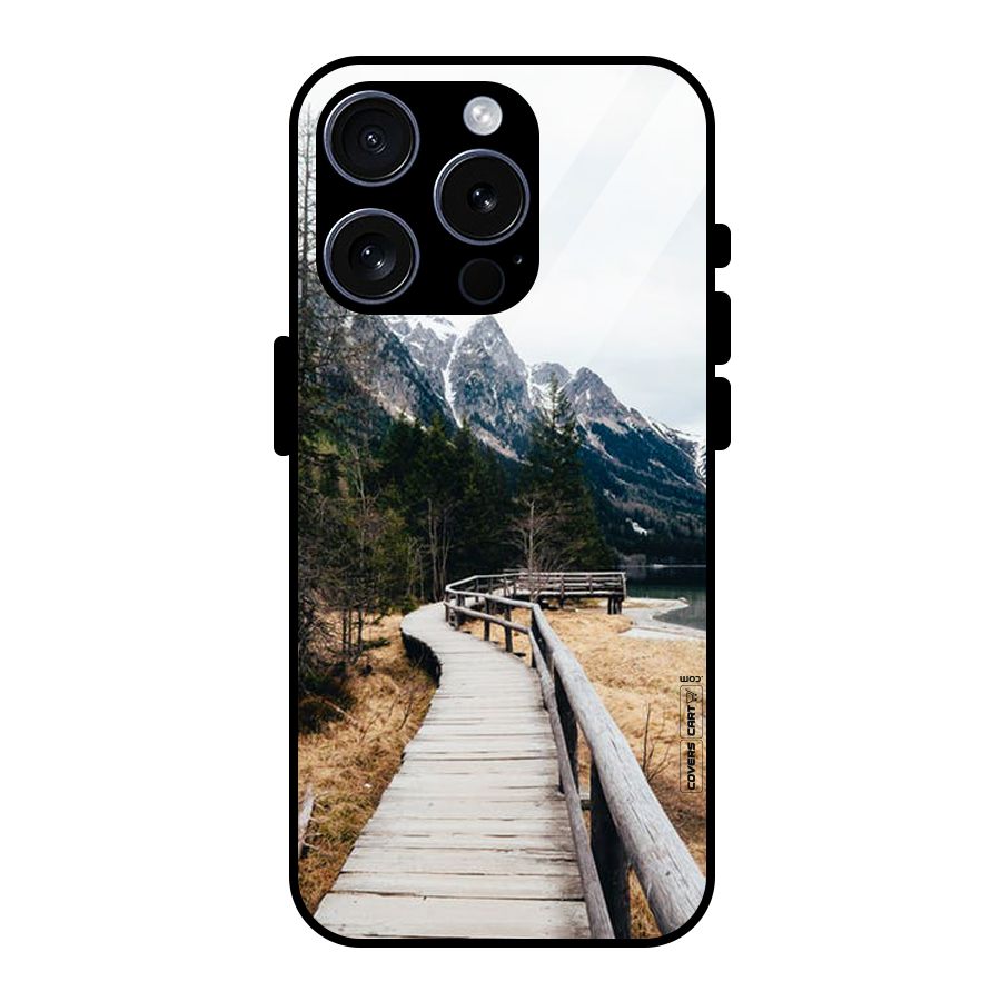 Just Wander Glass Back Case for iPhone 15 Pro