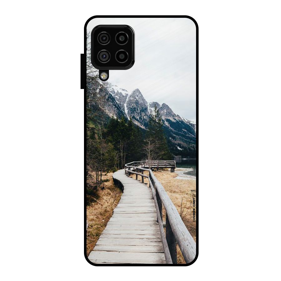 Just Wander Metal Back Case for Galaxy A22 4G