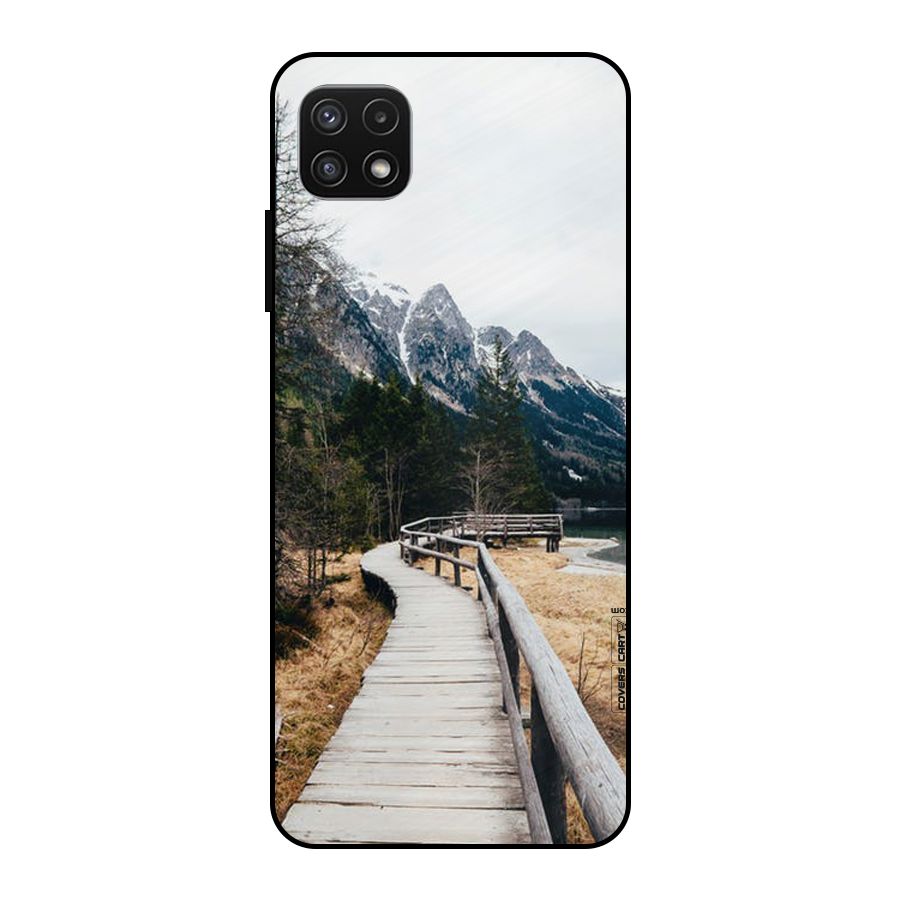Just Wander Metal Back Case for Galaxy A22 5G