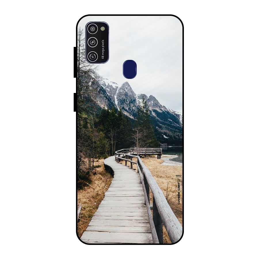 Just Wander Metal Back Case for Galaxy M21