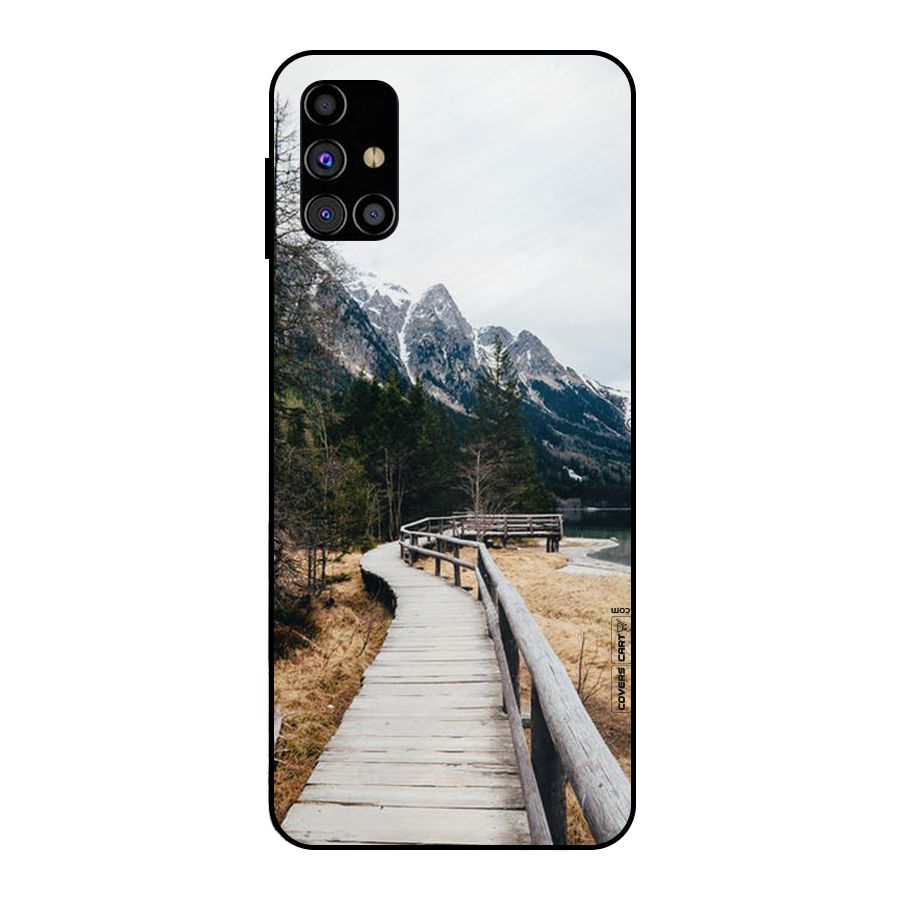 Just Wander Metal Back Case for Galaxy M31s