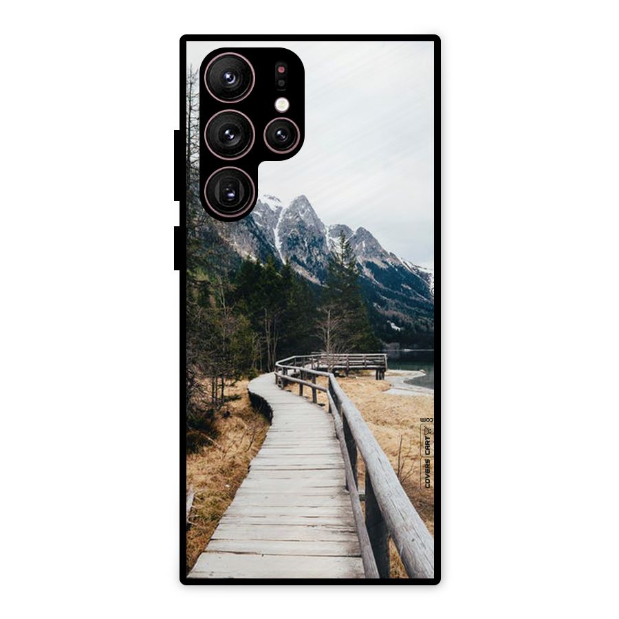 Just Wander Metal Back Case for Galaxy S22 Ultra 5G
