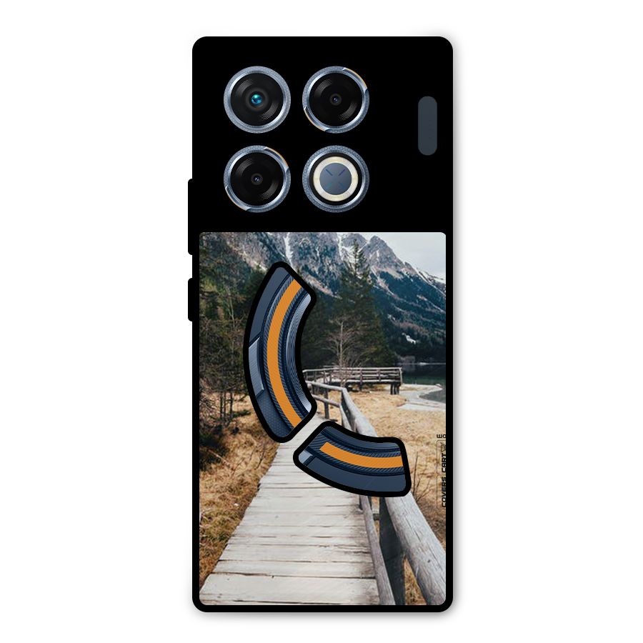 Just Wander Metal Back Case for Infinix GT 20 Pro