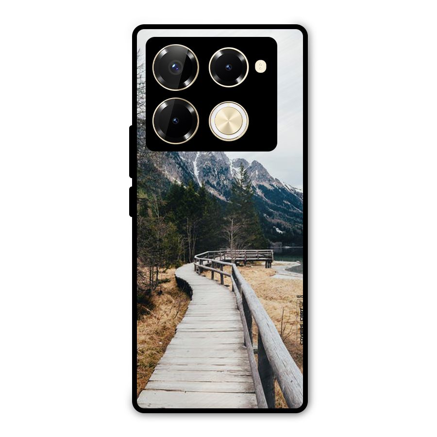 Just Wander Metal Back Case for Infinix Note 40 Pro Plus