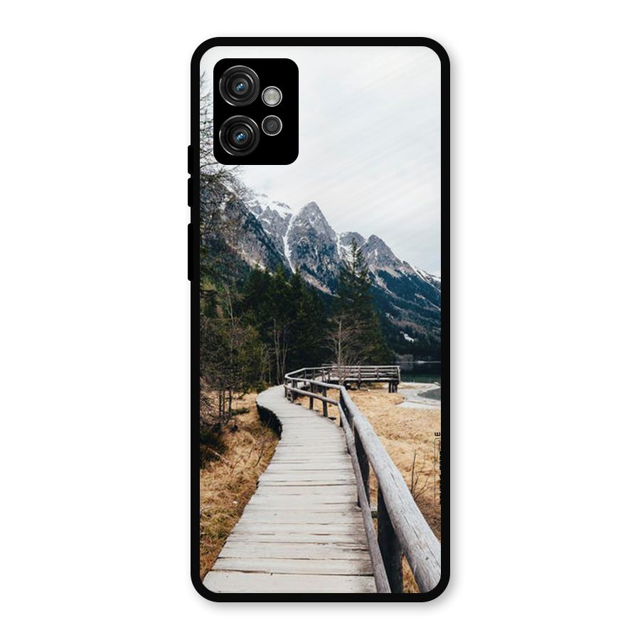 Just Wander Metal Back Case for Moto G32