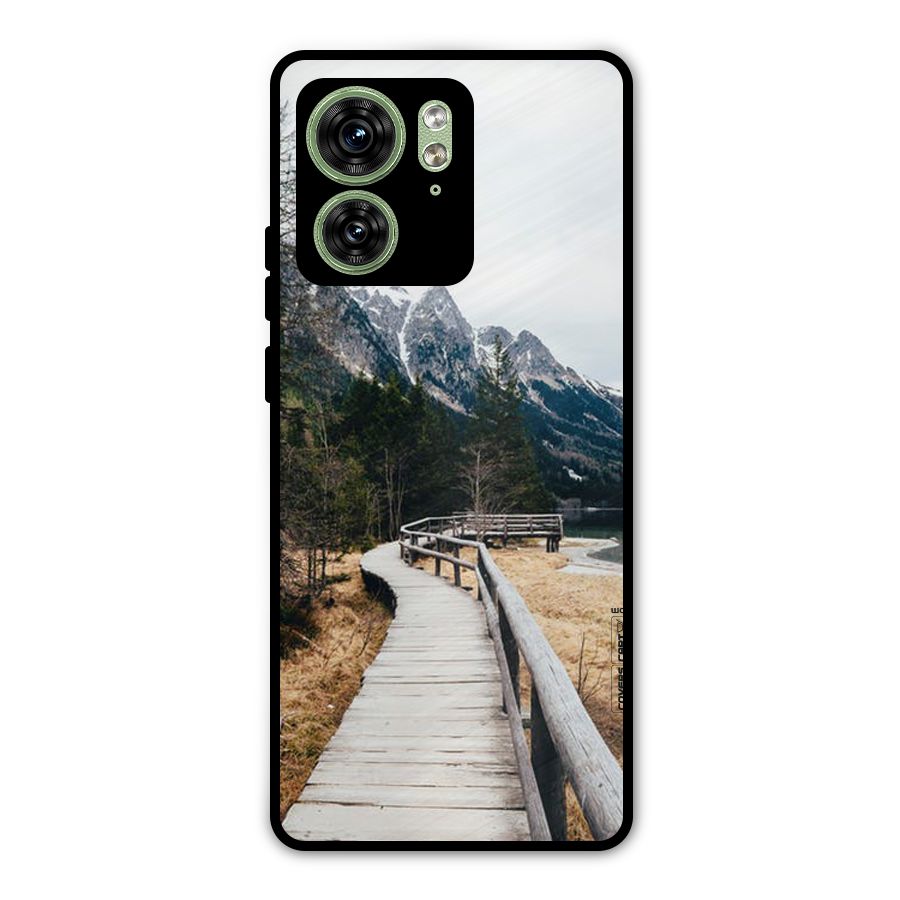 Just Wander Metal Back Case for Motorola Edge 40 5G