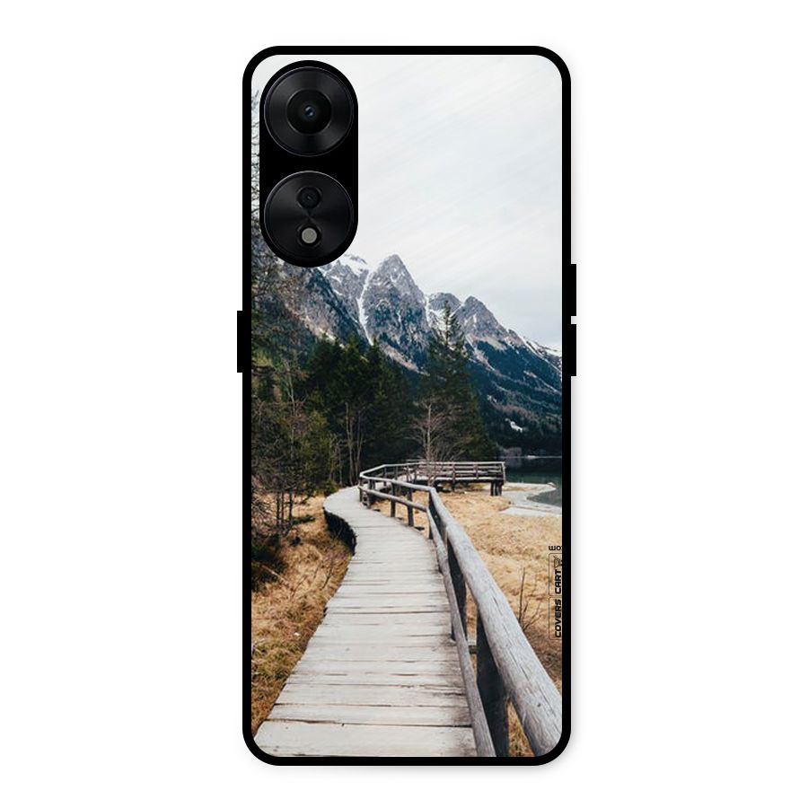 Just Wander Metal Back Case for Oppo A78 5G