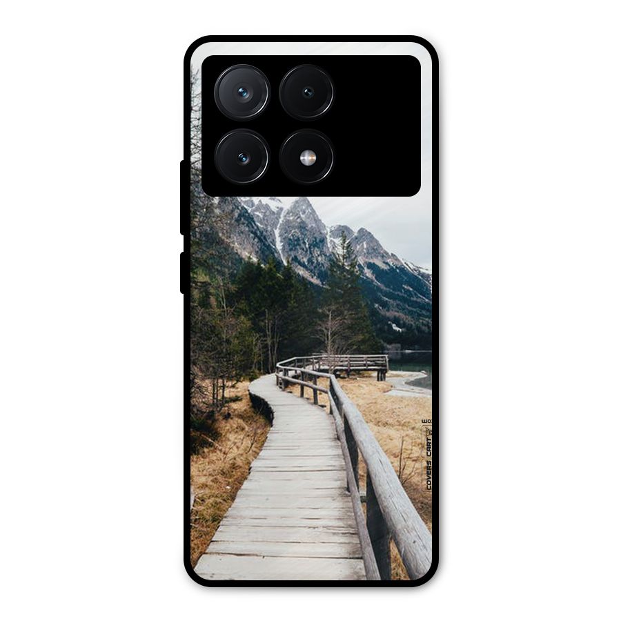Just Wander Metal Back Case for Poco X6 Pro