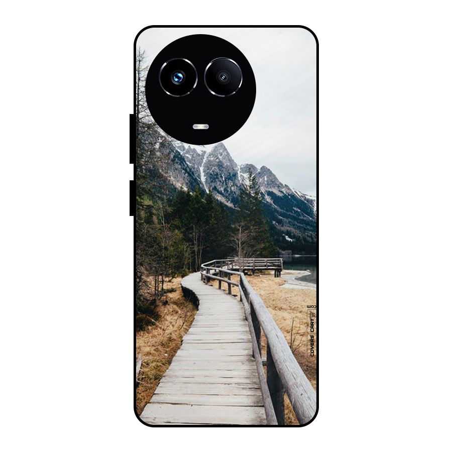 Just Wander Metal Back Case for Realme Narzo 60X
