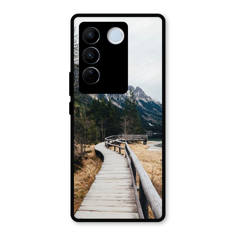 Just Wander Metal Back Case for Vivo V27 Pro