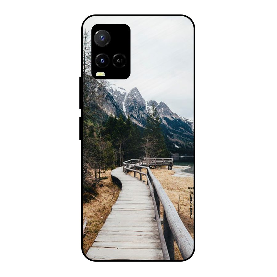 Just Wander Metal Back Case for Vivo Y21