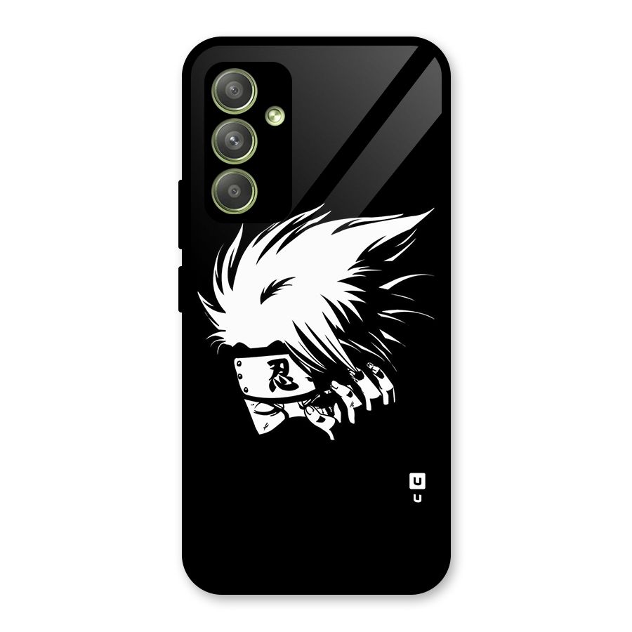 Kakashi Hatake Black Glass Back Case for Galaxy A54