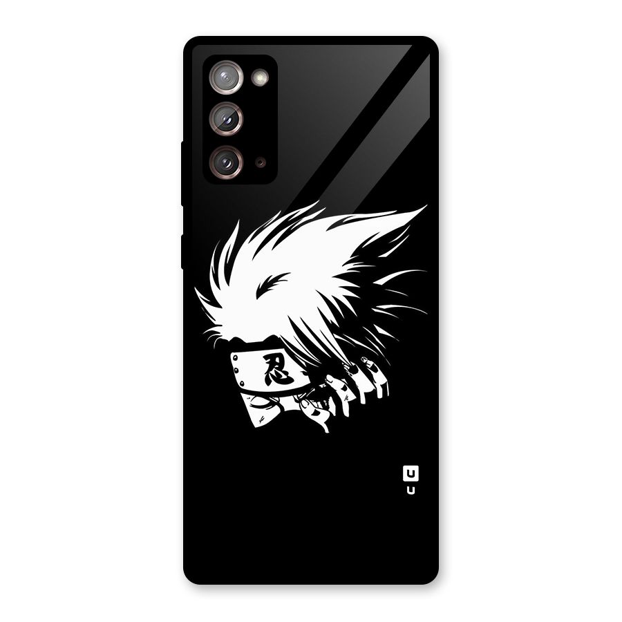 Kakashi Hatake Black Glass Back Case for Galaxy Note 20