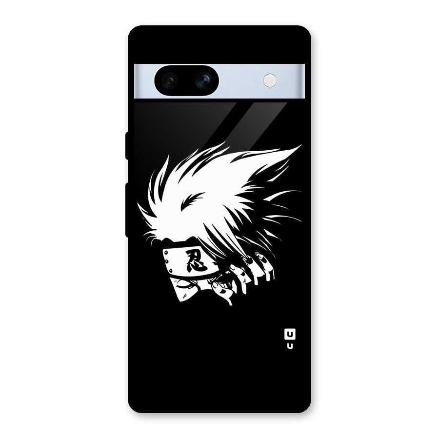 Kakashi Hatake Black Glass Back Case for Google Pixel 7a