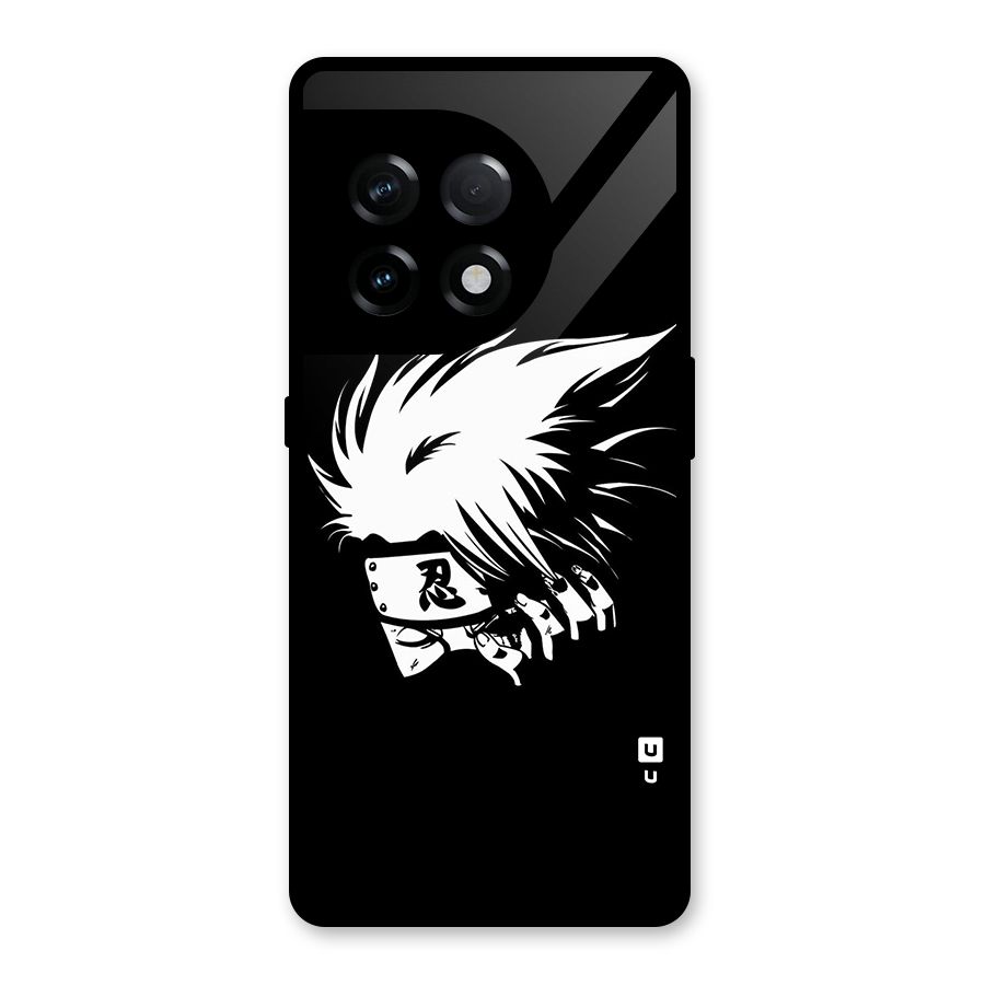 Kakashi Hatake Black Glass Back Case for OnePlus 11R