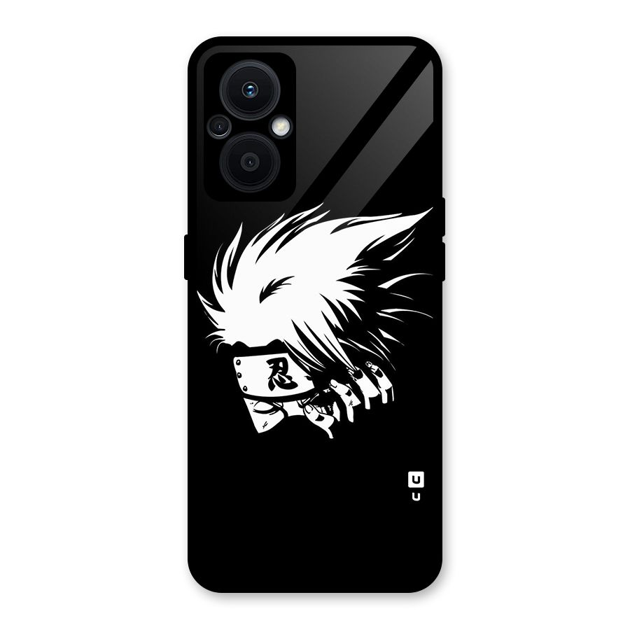 Kakashi Hatake Black Glass Back Case for Oppo F21s Pro 5G
