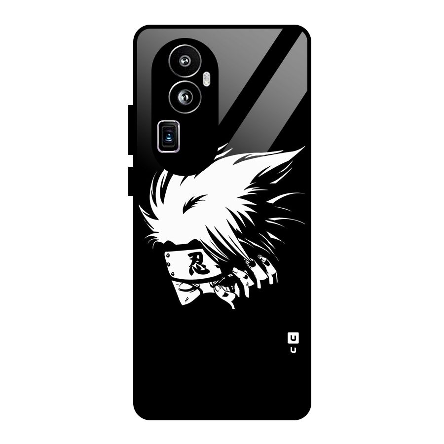 Kakashi Hatake Black Glass Back Case for Oppo Reno10 Pro Plus