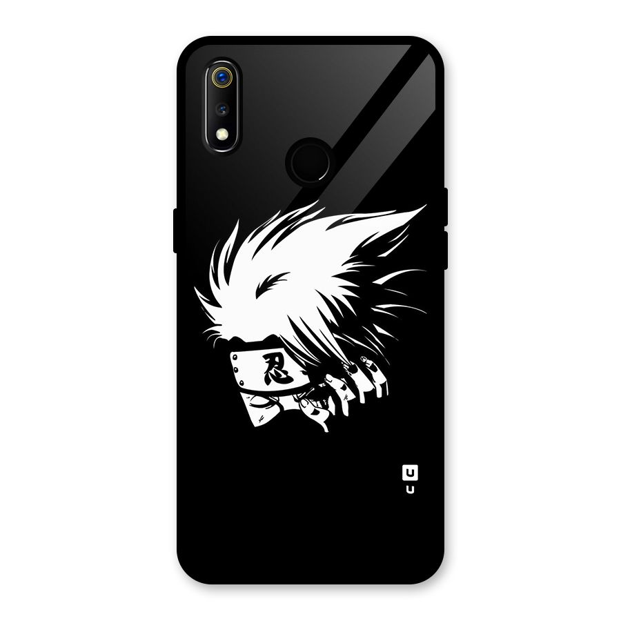 Kakashi Hatake Black Glass Back Case for Realme 3