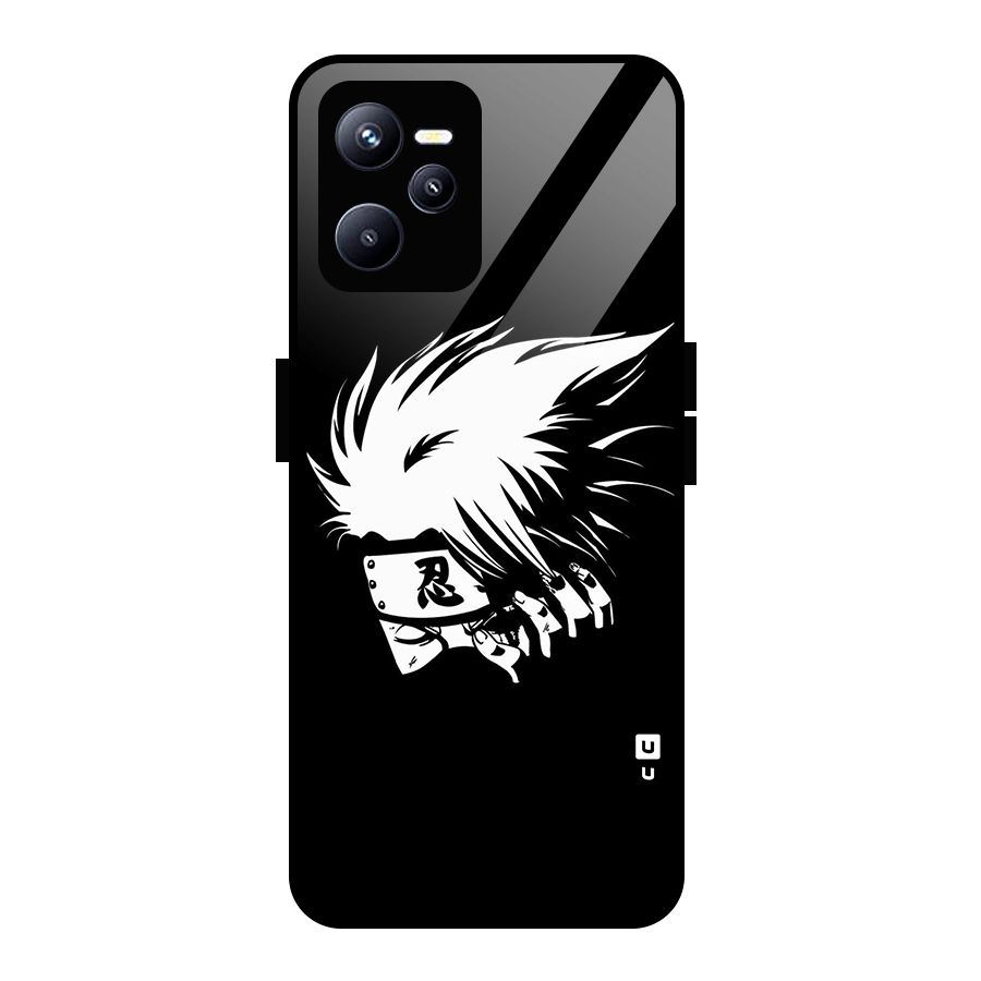 Kakashi Hatake Black Glass Back Case for Realme C35