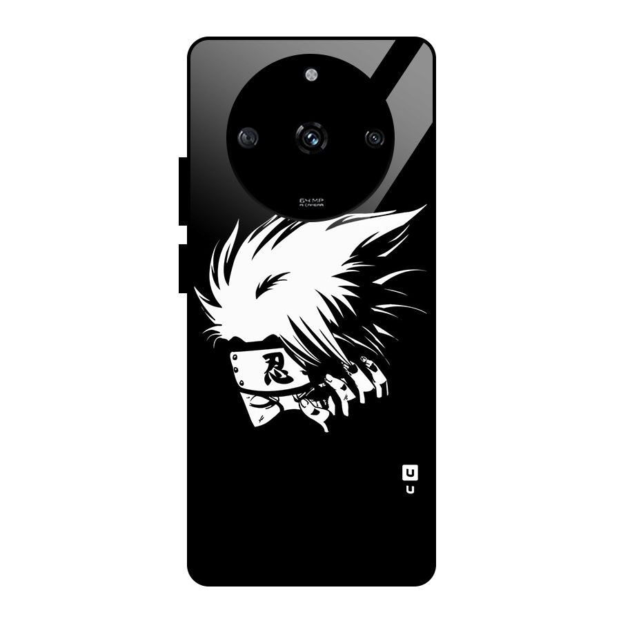 Kakashi Hatake Black Glass Back Case for Realme Narzo 60 5G