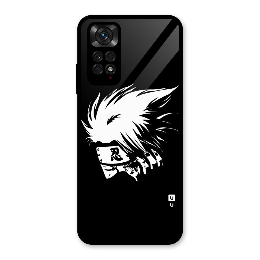 Kakashi Hatake Black Glass Back Case for Redmi Note 11S