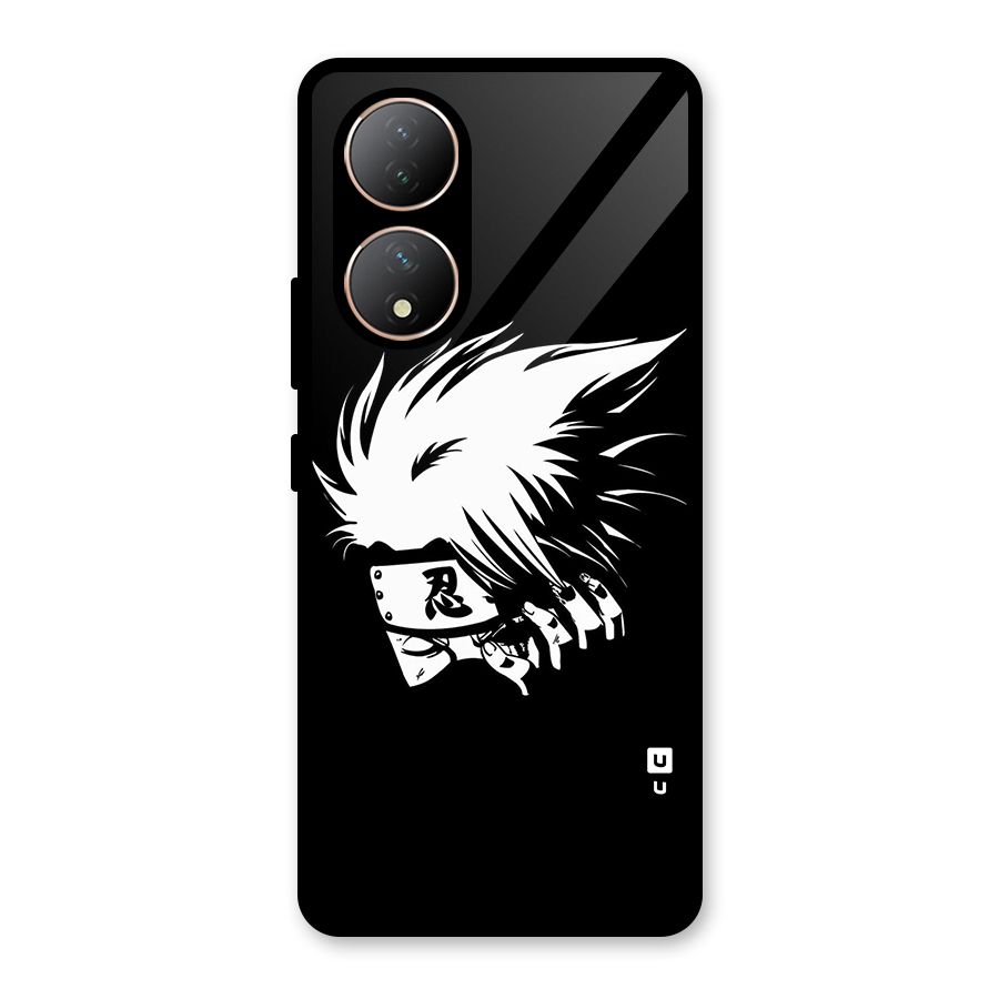 Kakashi Hatake Black Glass Back Case for Vivo Y100A