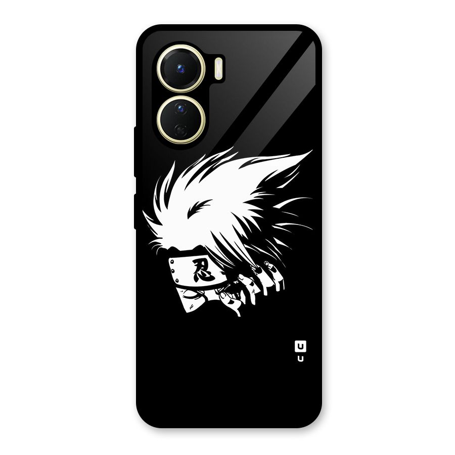 Kakashi Hatake Black Glass Back Case for Vivo Y16