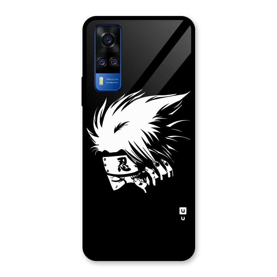 Kakashi Hatake Black Glass Back Case for Vivo Y31