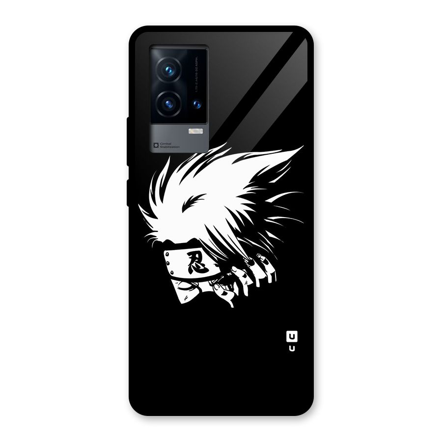 Kakashi Hatake Black Glass Back Case for iQOO 9 5G