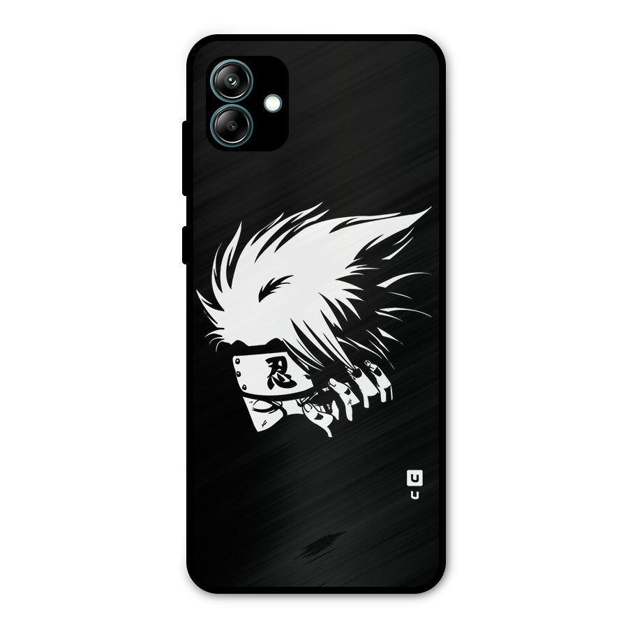 Kakashi Hatake Black Metal Back Case for Galaxy A04