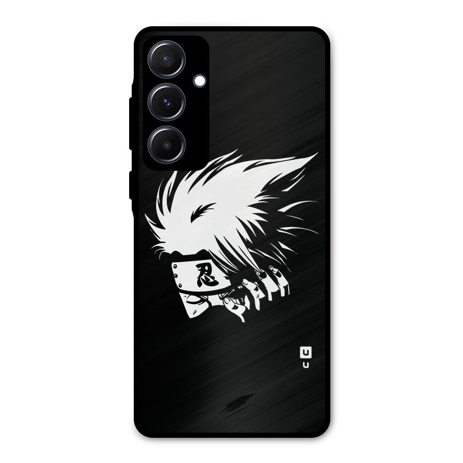 Kakashi Hatake Black Metal Back Case for Galaxy A55