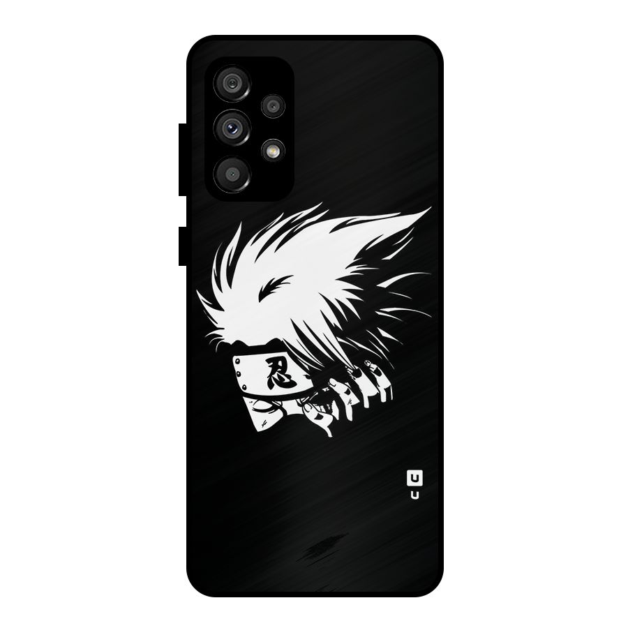 Kakashi Hatake Black Metal Back Case for Galaxy A73 5G