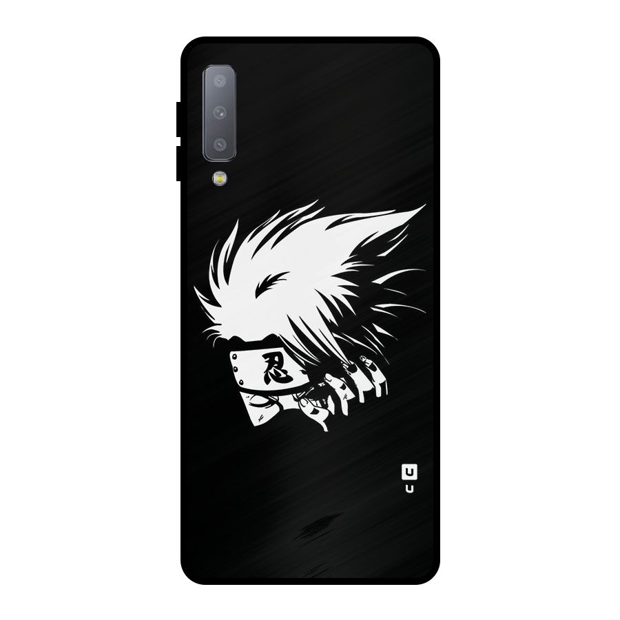 Kakashi Hatake Black Metal Back Case for Galaxy A7 (2018)