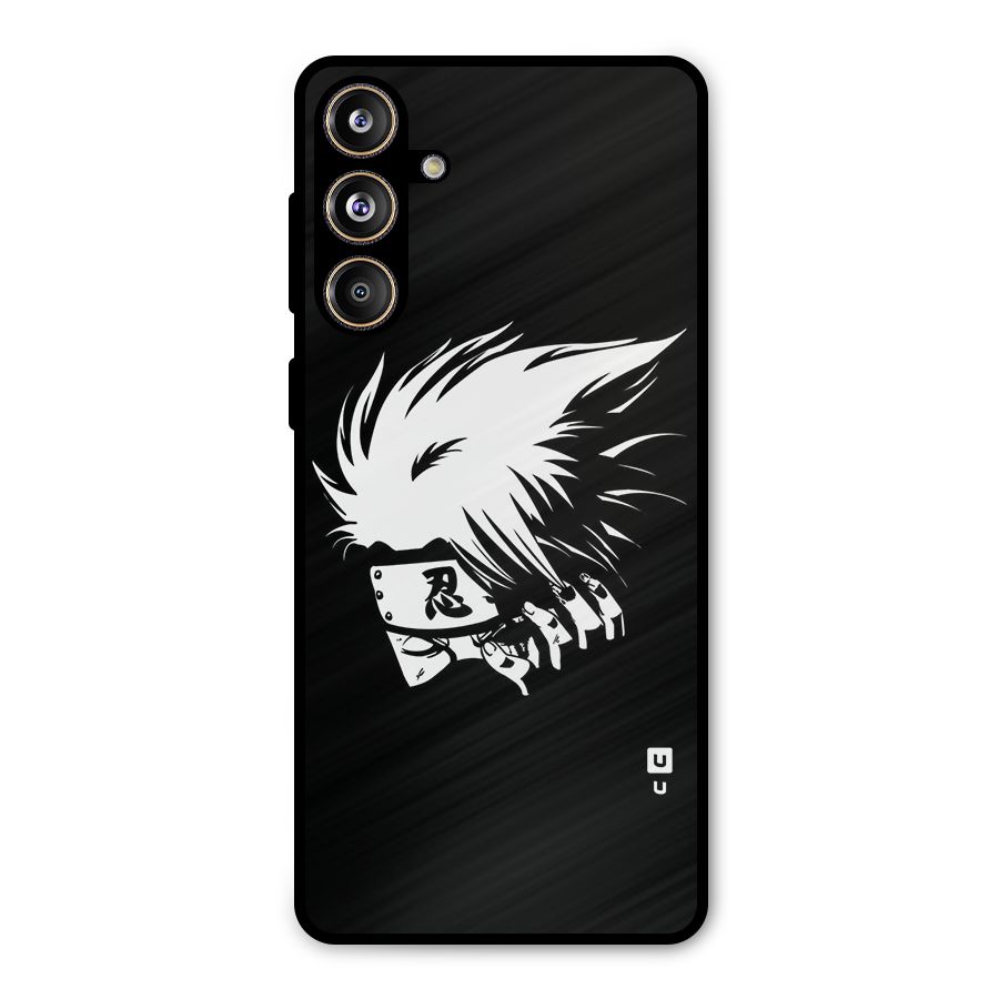 Kakashi Hatake Black Metal Back Case for Galaxy F55