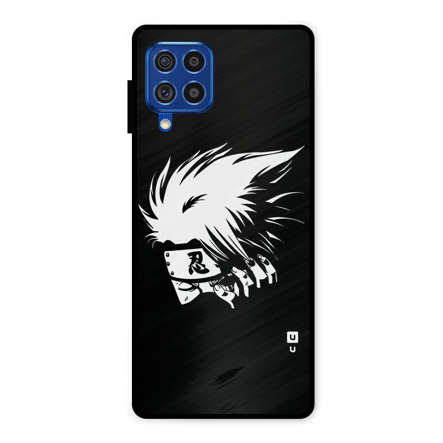Kakashi Hatake Black Metal Back Case for Galaxy F62