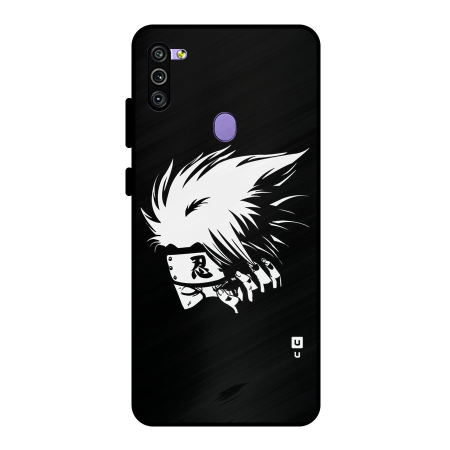 Kakashi Hatake Black Metal Back Case for Galaxy M11