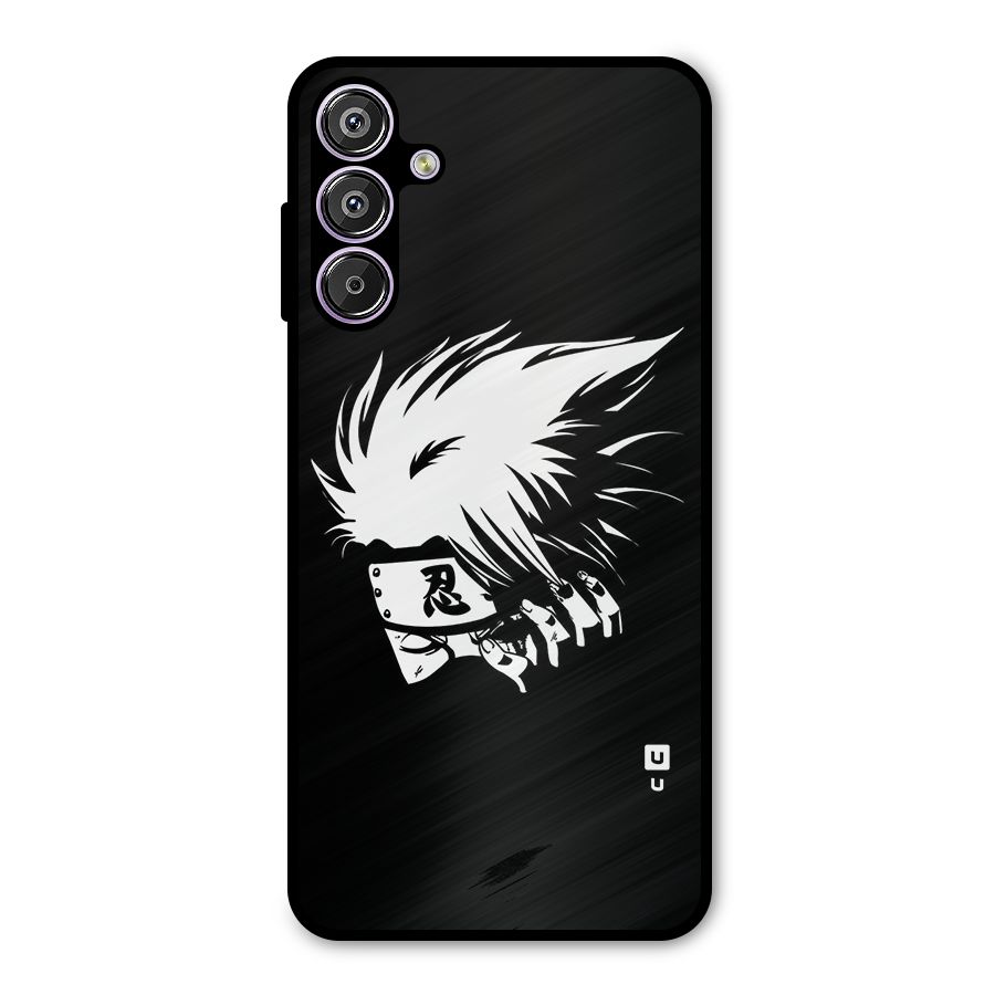 Kakashi Hatake Black Metal Back Case for Galaxy M15