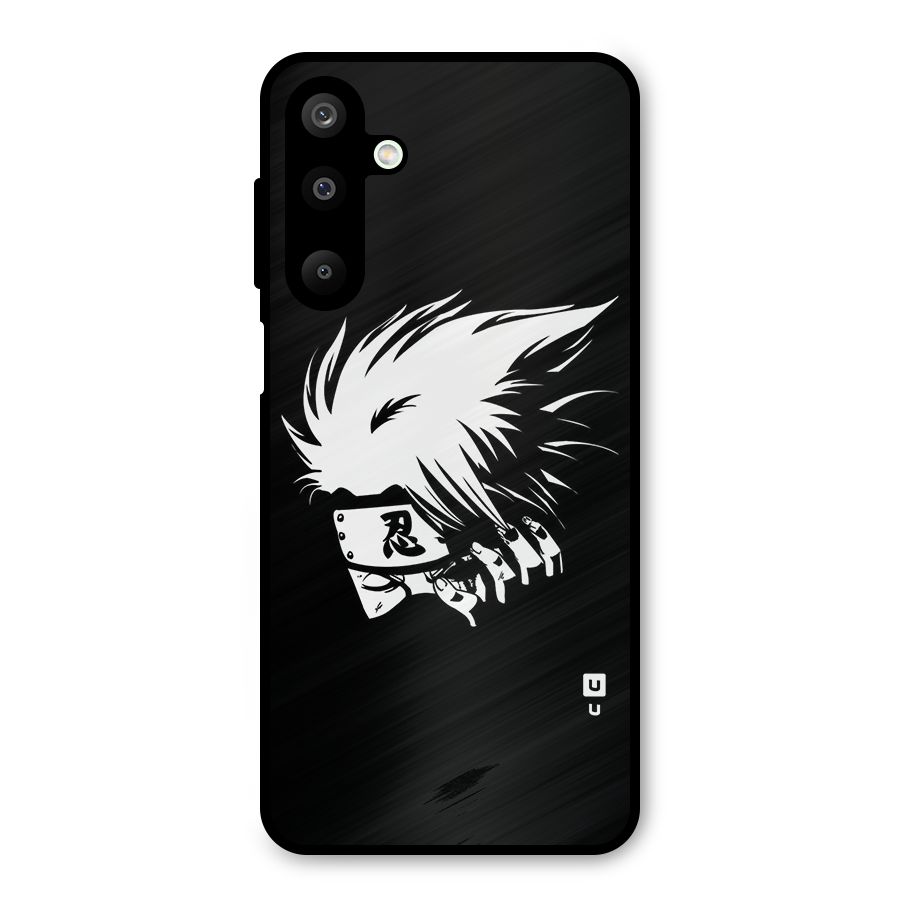 Kakashi Hatake Black Metal Back Case for Galaxy M16