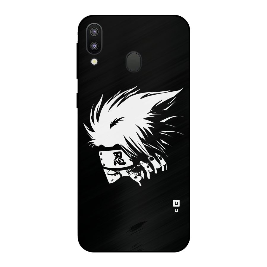 Kakashi Hatake Black Metal Back Case for Galaxy M20