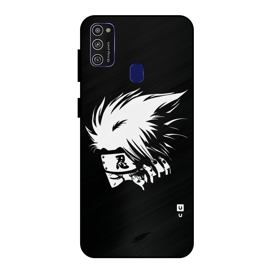 Kakashi Hatake Black Metal Back Case for Galaxy M30s