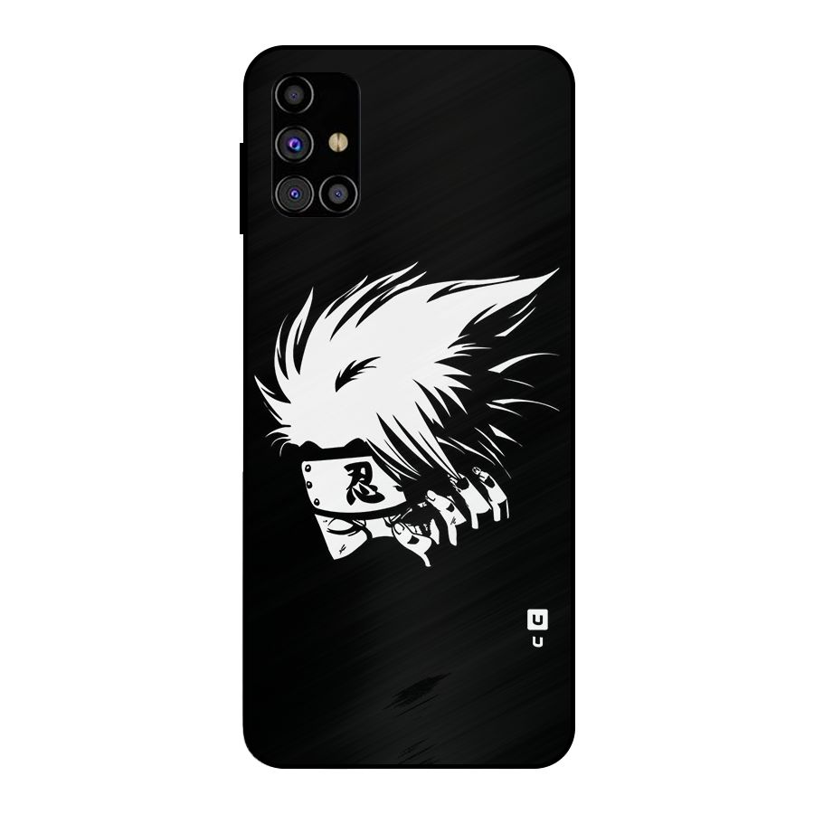 Kakashi Hatake Black Metal Back Case for Galaxy M31s