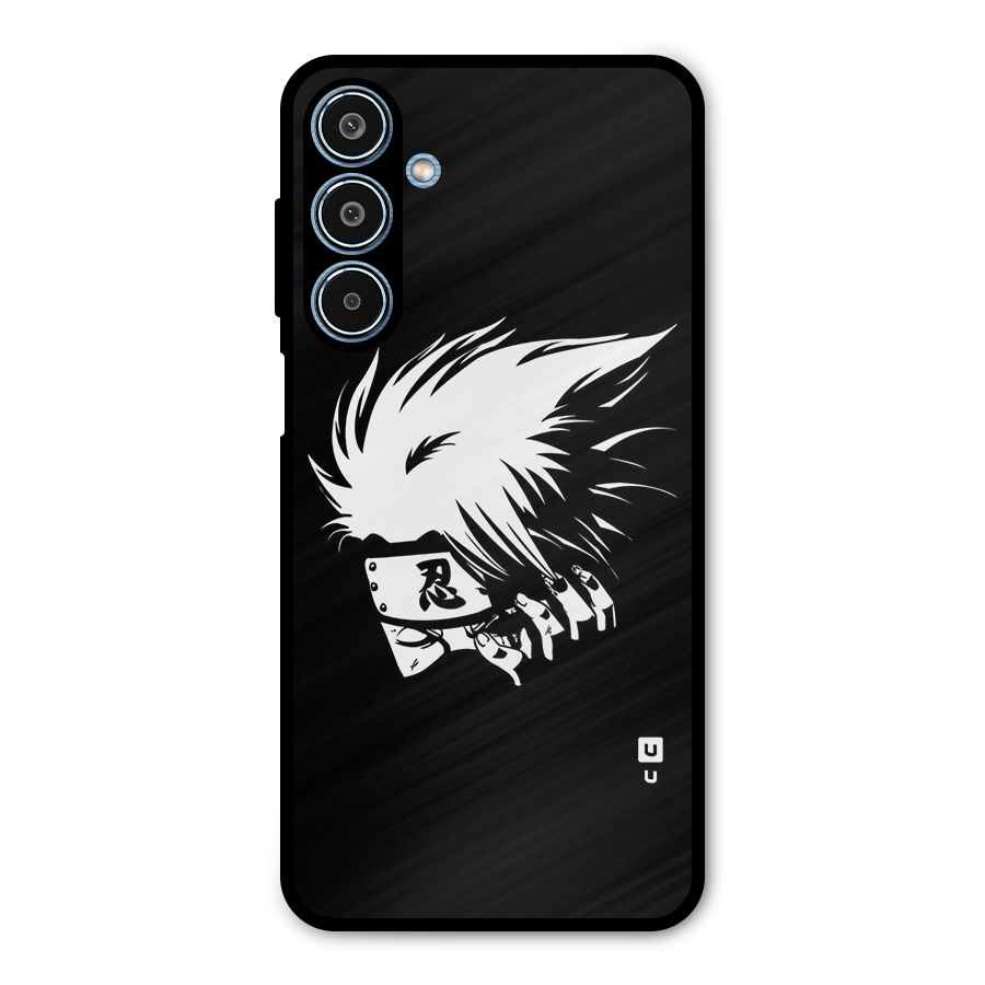 Kakashi Hatake Black Metal Back Case for Galaxy M35