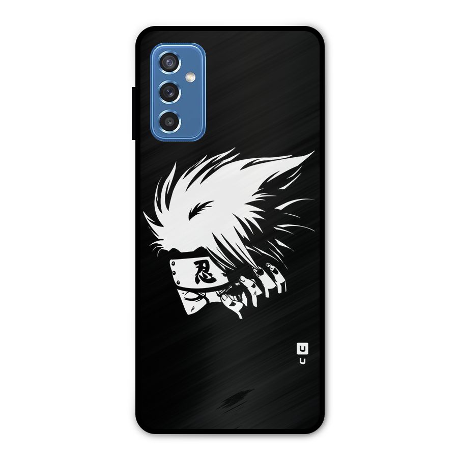 Kakashi Hatake Black Metal Back Case for Galaxy M52 5G