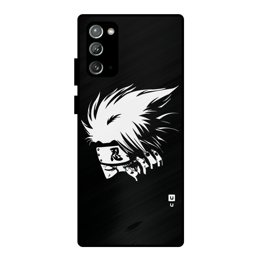 Kakashi Hatake Black Metal Back Case for Galaxy Note 20