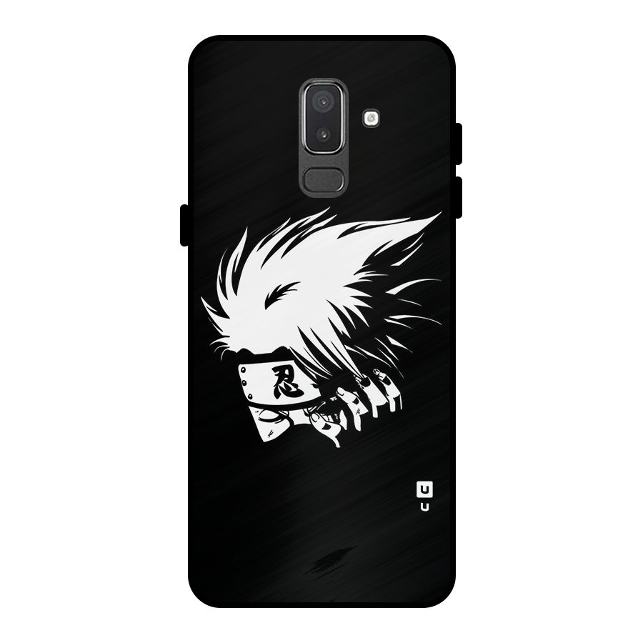 Kakashi Hatake Black Metal Back Case for Galaxy On8 (2018)