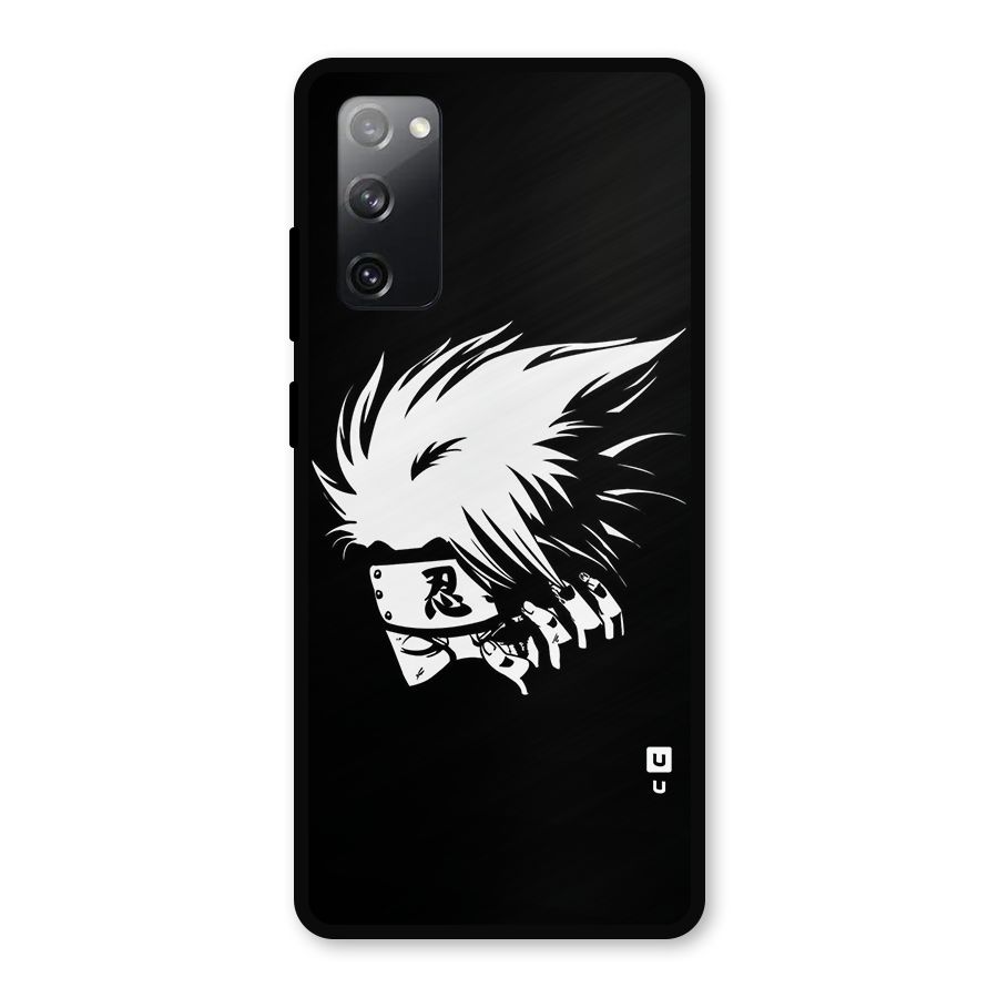 Kakashi Hatake Black Metal Back Case for Galaxy S20 FE 5G