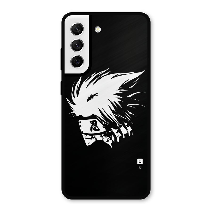 Kakashi Hatake Black Metal Back Case for Galaxy S21 FE 5G
